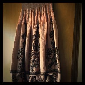 Vintage Renaissance Strapless Dress